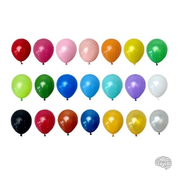 Mini ballons de baudruche pour jeux de soirée