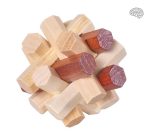 Casse-tête hexagonal en bois, défi de manipulation amusant