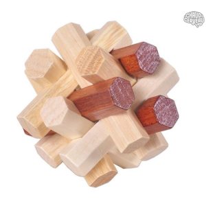 Casse-tête hexagonal en bois, défi de manipulation amusant