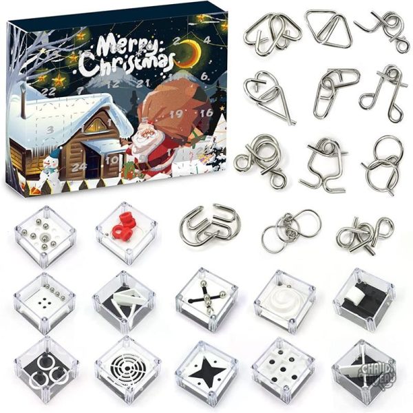 Coffret de 24 défis de casse-tête à découvrir