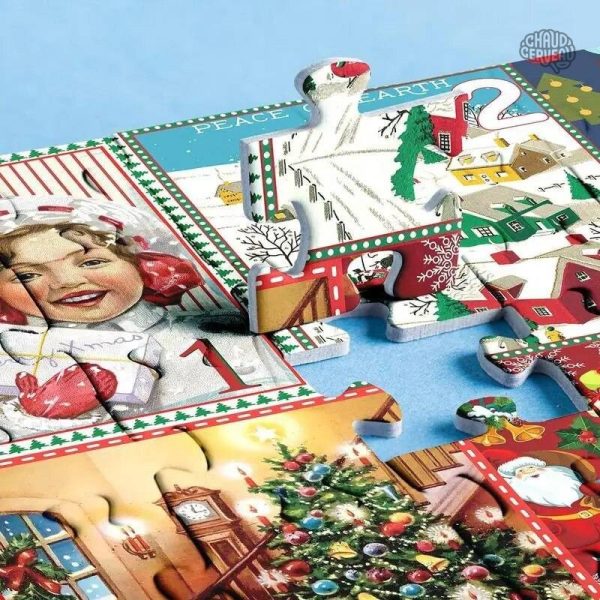 Coffret puzzle 2025 pour les fêtes de Noël