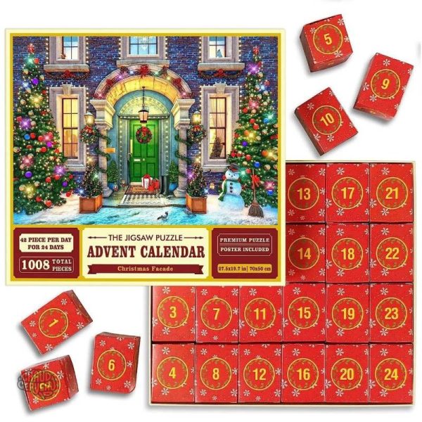Coffret de casse-tête avec thème de Noël