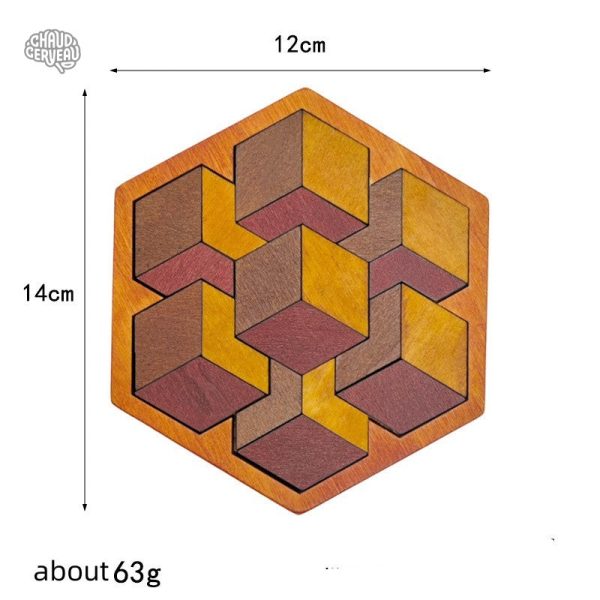 Casse-tête en bois pour stimuler l'imagination
