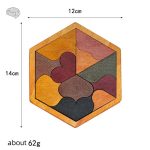 Puzzle en bois tangram, activité manuelle idéale