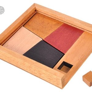 Casse-tête en bois Tangram carré magique, jeu de logique