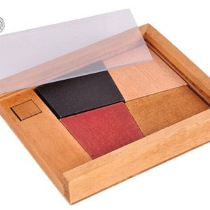 Tangram en bois, puzzle éducatif, jeu de réflexion créatif