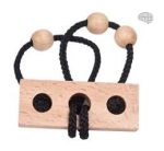 Casse-tête à corde avec 3 boules colorées