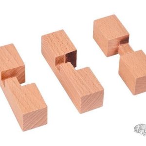 Casse-tête Croix en bois, défi de logique et de réflexion