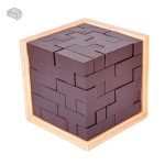 Cube dans le Cube : divertissement en bois pour tous