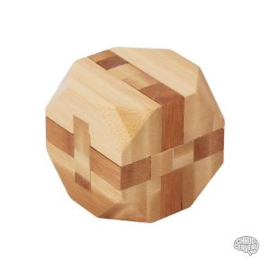 Casse-tête en bois cube diamant coloré et stimulant