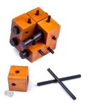 Cubes en bois pour un casse-tête éducatif et amusant