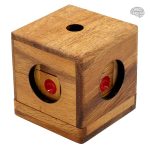 Puzzle en bois, casse-tête dé, design ludique et original