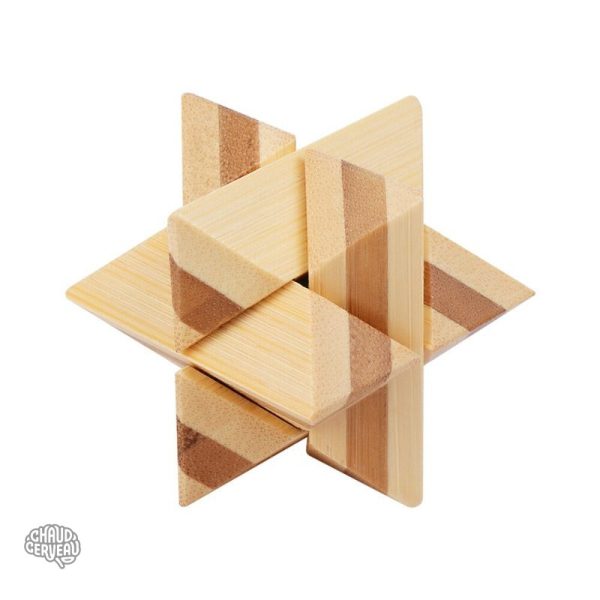 casse-tete-en-bois-etoile-1 Casse-tête en bois L'Étoile