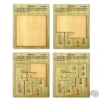 Tangram en bois éducatif pour apprendre les chiffres