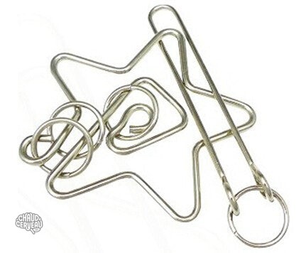 casse-tete-etoile-metal-1 Casse-tête en métal en forme d'étoile