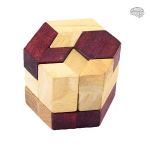 Casse-tête en bois hexagonal, jeu de réflexion stimulant