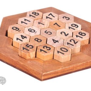 Casse-tête en bois hexagonal magique pour stimuler l'esprit