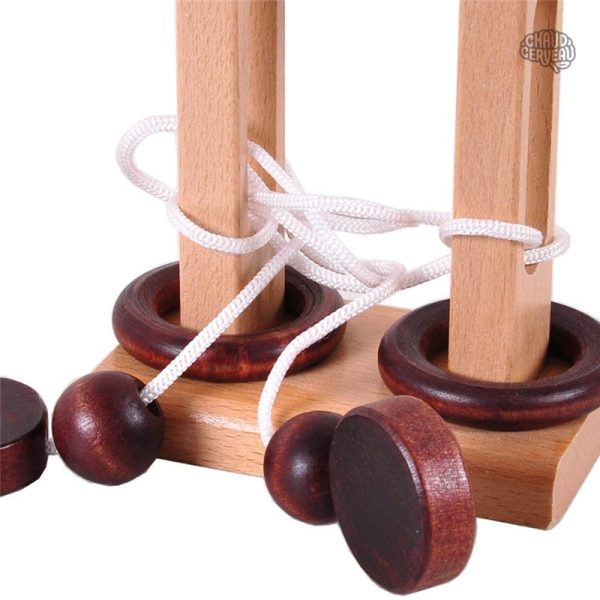 Casse-tête en corde, jumelles à résoudre pour tous âges
