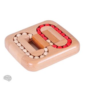 Casse-tête en bois Anneaux de Billes, jeu de réflexion