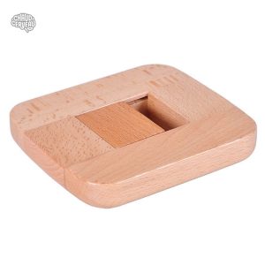 Casse-tête artistique en bois, défi Anneaux de Billes