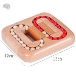 Puzzle en bois Les Anneaux, jeu stimulant pour tous âges