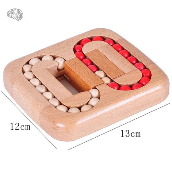 Puzzle en bois Les Anneaux, jeu stimulant pour tous âges
