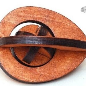 Casse-tête en bois en forme d'œuf