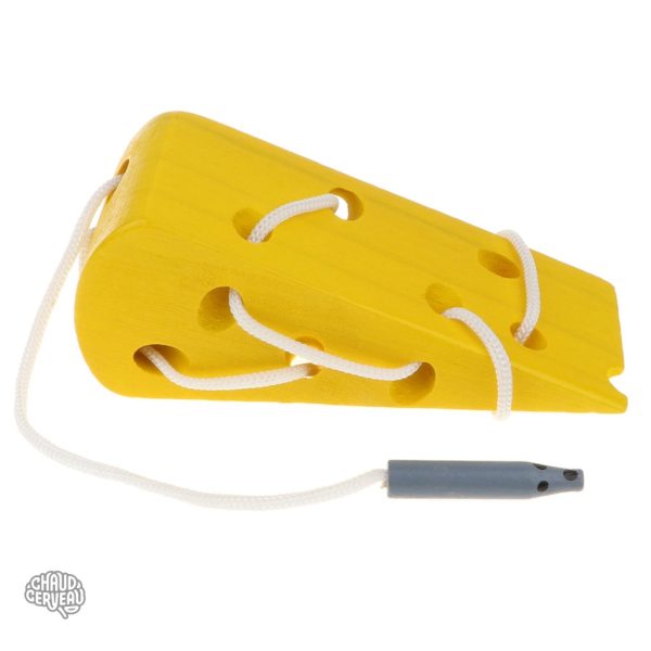 Puzzle original en corde, thème souris et fromage divertissant