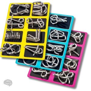 Coffret casse-tête en métal 8 pièces