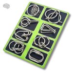 Coffret de casse-tête métal, divertissement intellectuel