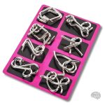 Jeu de casse-tête 8 pièces en métal, défi amusant