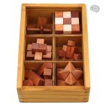 Coffret Casse-tête en Bois 6 pièces pour enfants