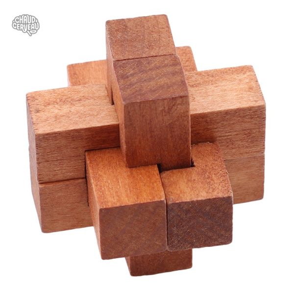 Casse-tête en bois 6 pièces, idéal pour les petits