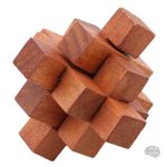 Puzzle en bois 6 pièces, jeu pour stimuler l'esprit