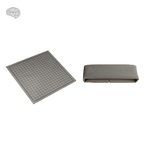 Plateau de Go 19x19 avec pierres blanches et noires