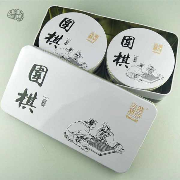 Coffret de jeu stratégique Go pour deux joueurs