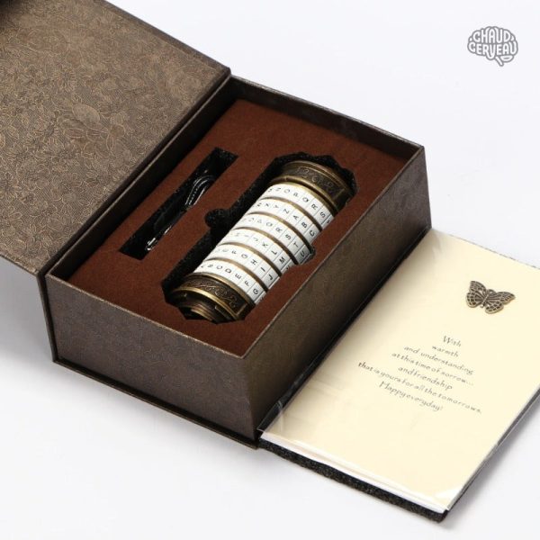 Énigme à déchiffrer avec le coffret Cryptex