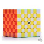 Cube 7x7 aux couleurs vives, parfait pour les défis de vitesse