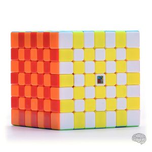 Cube 7x7 aux couleurs vives, parfait pour les défis de vitesse
