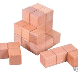 Casse-tête en Bois Cube Soma, jeu de logique classique