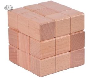 Cube Soma en bois, défi de puzzle pour toute la famille