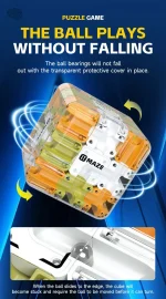 Cube interactif à bille pour un défi amusant et captivant