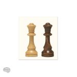 Paire de Dames d'échecs en Bois Taille 8