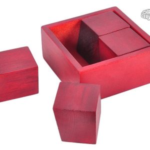 Casse-tête en bois dés en perspective créatif et stimulant