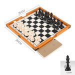Échiquier pliant, jeu de société classique