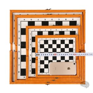 Jeu d'échecs en bois, facile à transporter