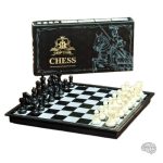 Jeu d'échecs léger avec pochette en feutrine