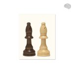 Paire de Fous d'échecs en bois taille 8