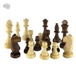 Fous d'échecs en bois, taille 8, design élégant