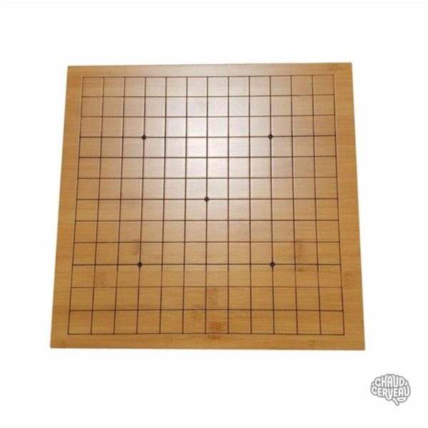 Goban en bambou réversible 13x13 et 9x9 pour le jeu de Go